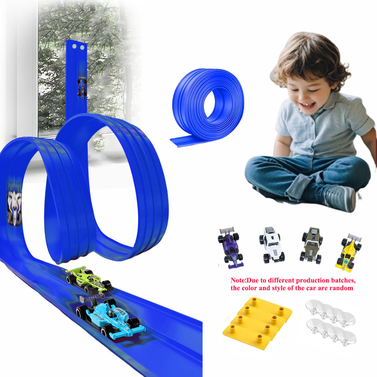 Kids Toys Xmas - Net Bag 13Ft/16.3Ft Flexible Track Toy
