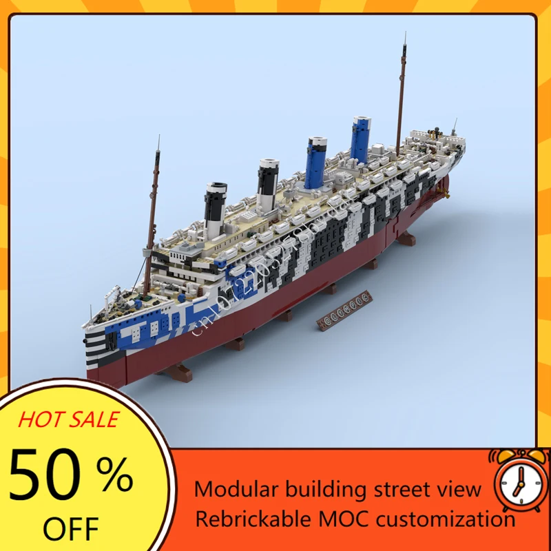Kids Toys Xmas - 10615PCS MOC HMT Olympus Titanic Custom