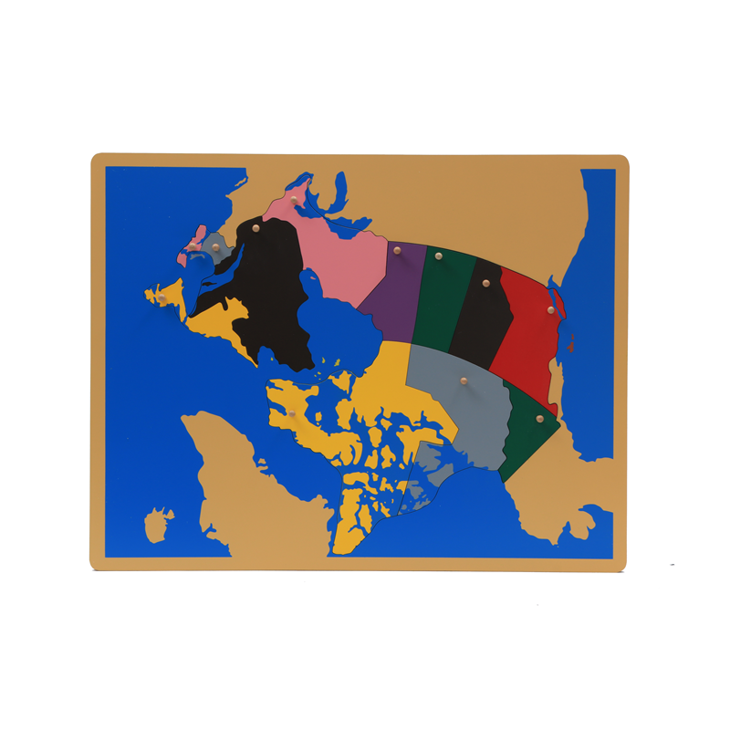 Wood  Map Puzzle of Canada Mon - огляд і ціна Kids Toys Canada