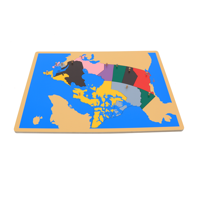 Wood  Map Puzzle of Canada Mon - огляд і ціна Kids Toys Canada
