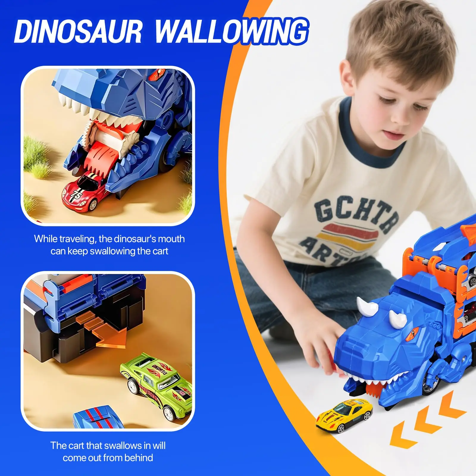 Dinosaur Transport Truck Toy R - огляд і ціна Dinosaur Figurine Set