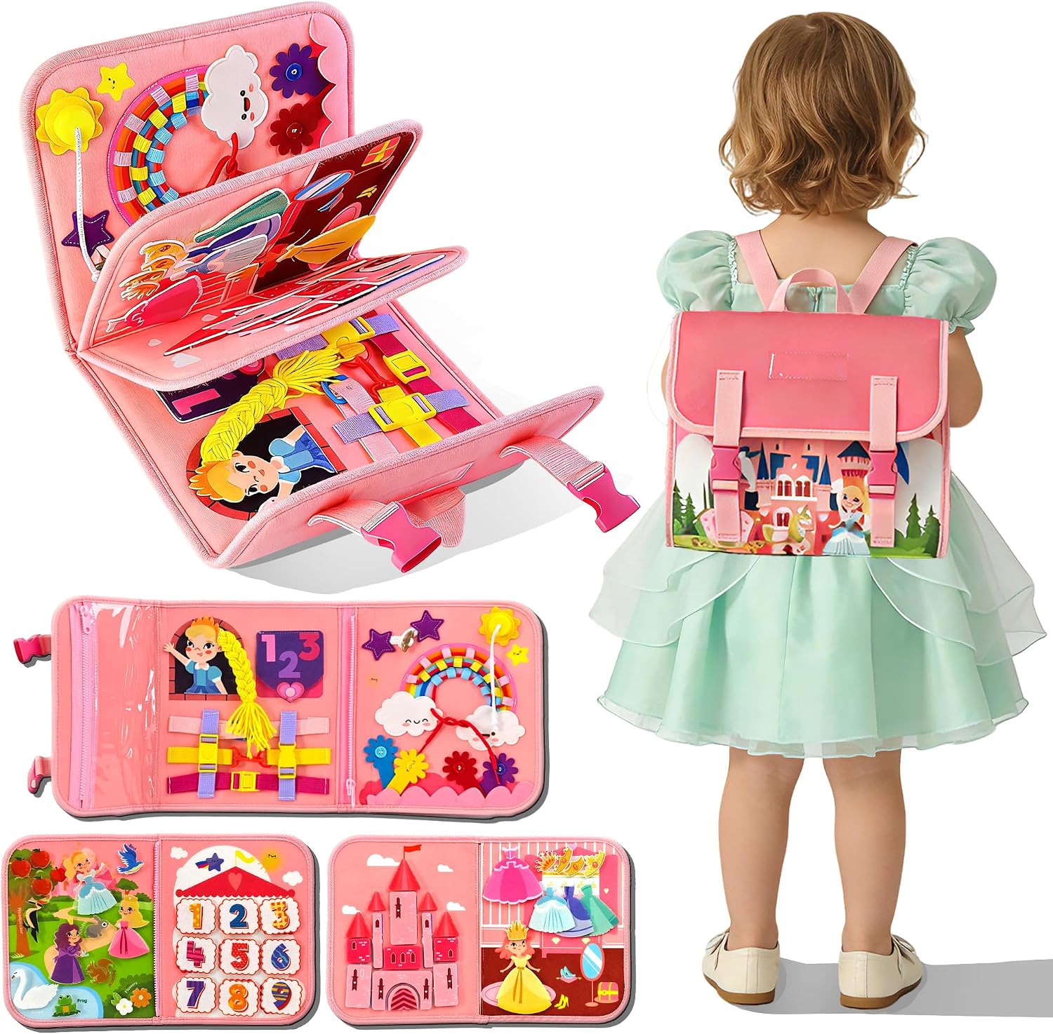 Fun Princess Castle Activity B - огляд і ціна Kids Quiet Toys