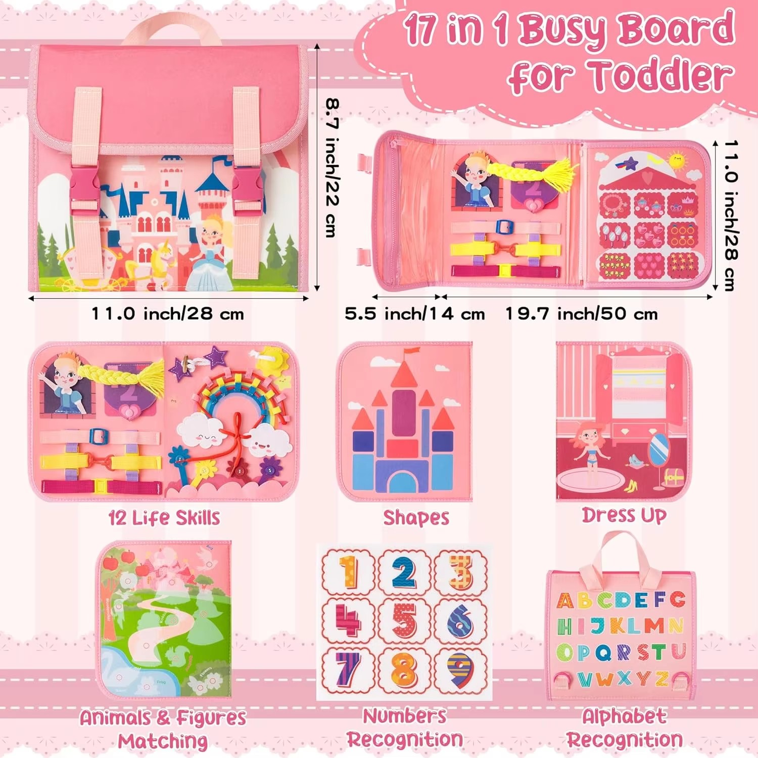 Fun Princess Castle Activity B - огляд і ціна Kids Quiet Toys