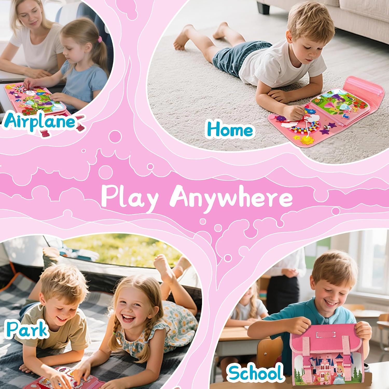 Fun Princess Castle Activity B - огляд і ціна Kids Quiet Toys