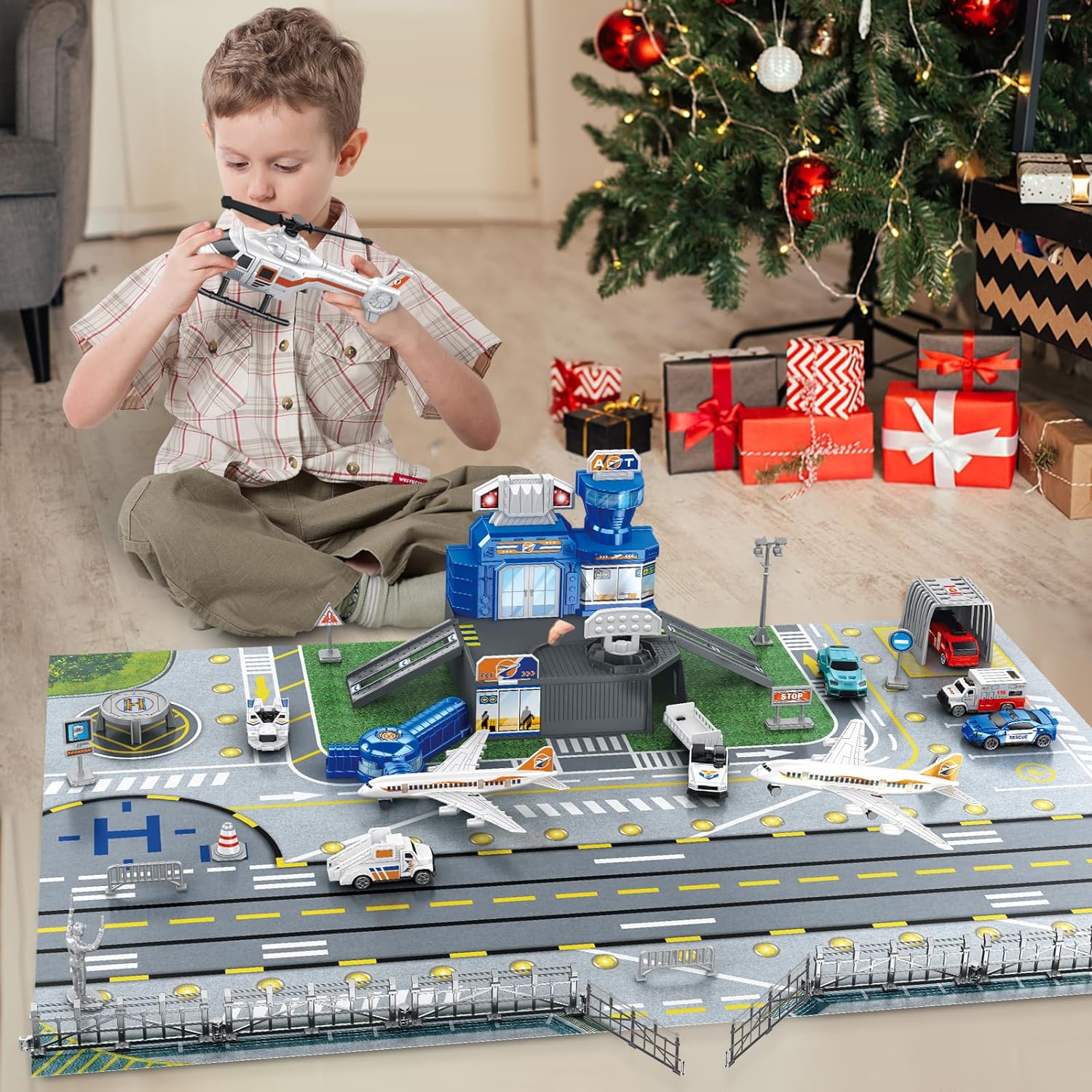Children's Airport Scene Toy S - огляд і ціна Kids Toys Xmas