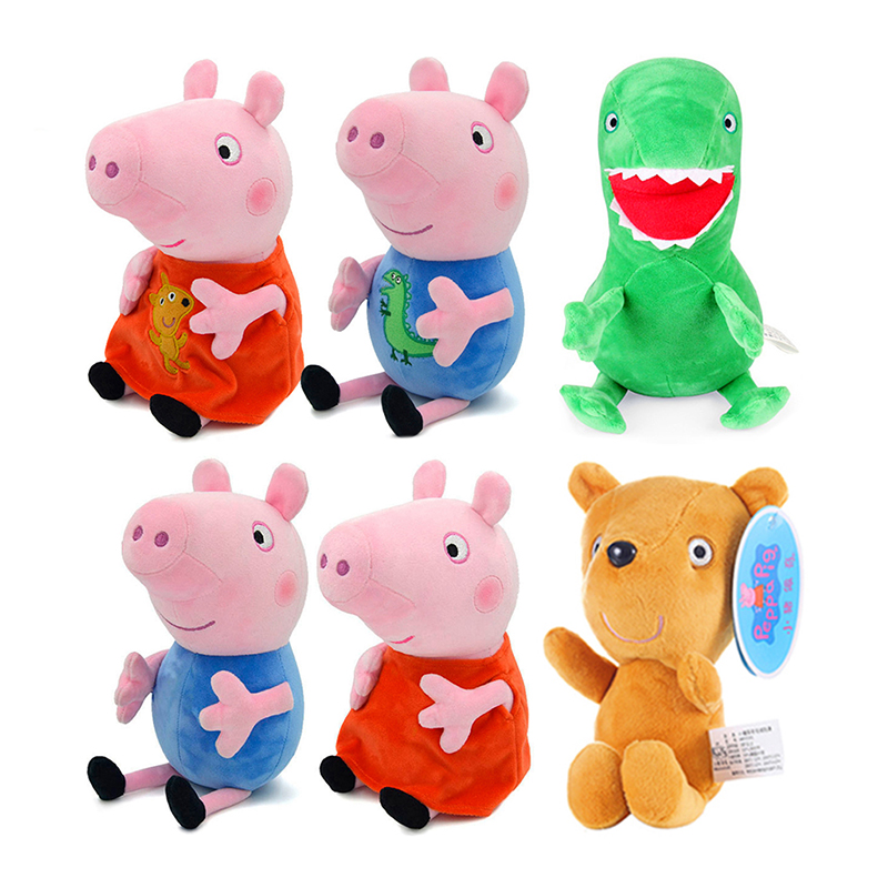 Genuine 19cm Peppa Pig Plush T - огляд і ціна Dinosaur Figurine Set