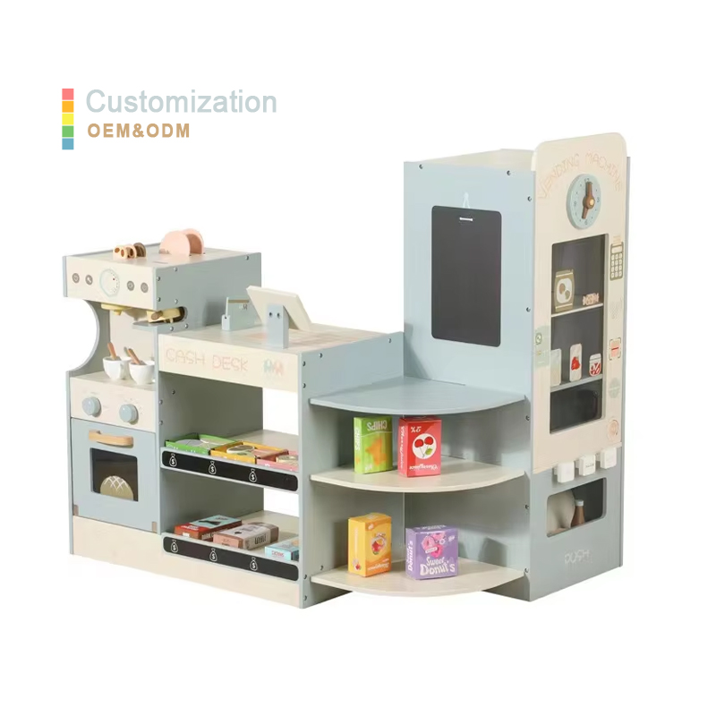Kids Wooden Grocery Store Play - огляд і ціна Kids Toys Store