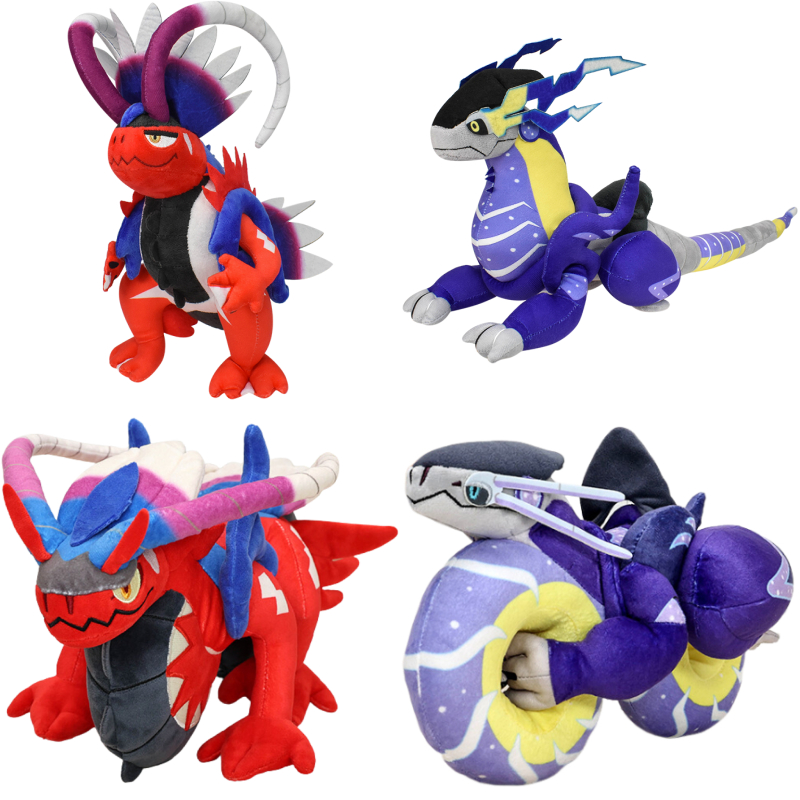 Pokemon Koraidon Miraidon Plus - огляд і ціна Dinosaur Figurine Set