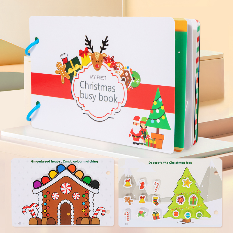 Montessori Baby Busy Book Hall - огляд і ціна Kids Quiet Toys