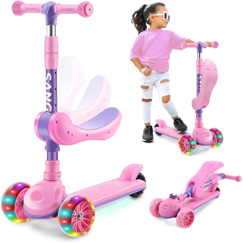 2-in-1 Kids Kick Scooter with  - огляд і ціна Kids Toys Scooter