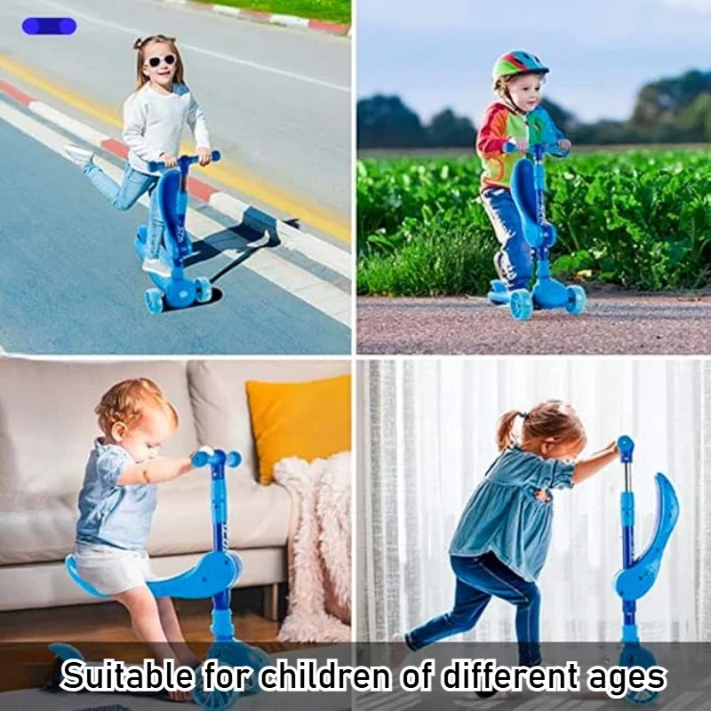 2-in-1 Kids Kick Scooter with  - огляд і ціна Kids Toys Scooter