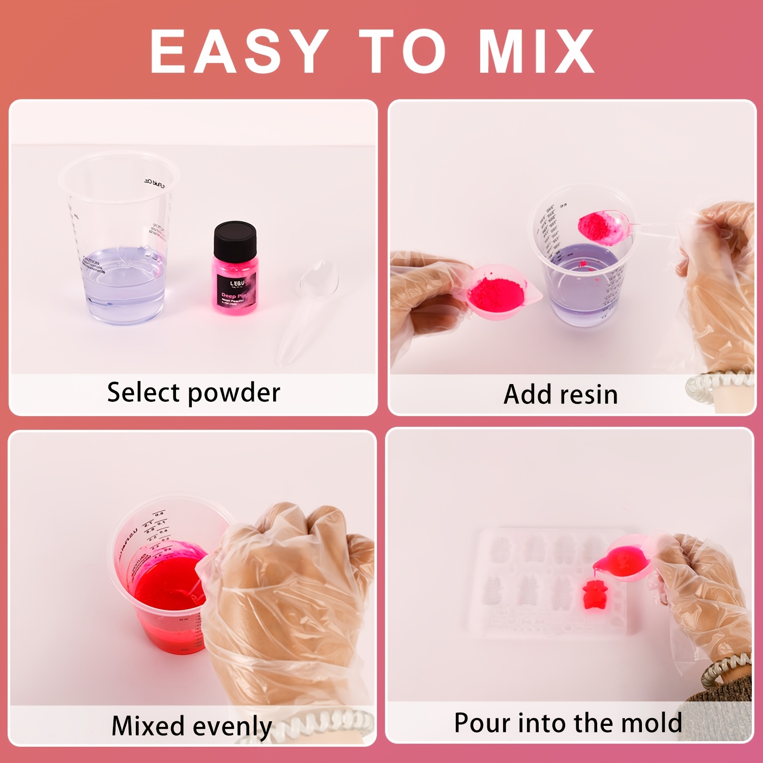 LEQU 12Colors Neon Fluorescent - огляд і ціна Slime Making Kit