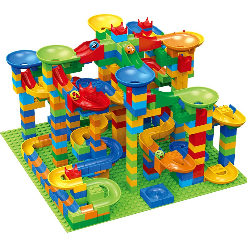 84-504PCS Marble Race Run Bloc - огляд і ціна Marble Run Set