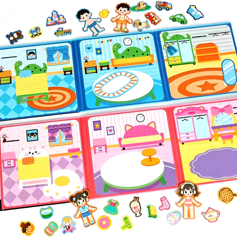 Magnetic Quiet Book for Boys G - огляд і ціна Kids Quiet Toys