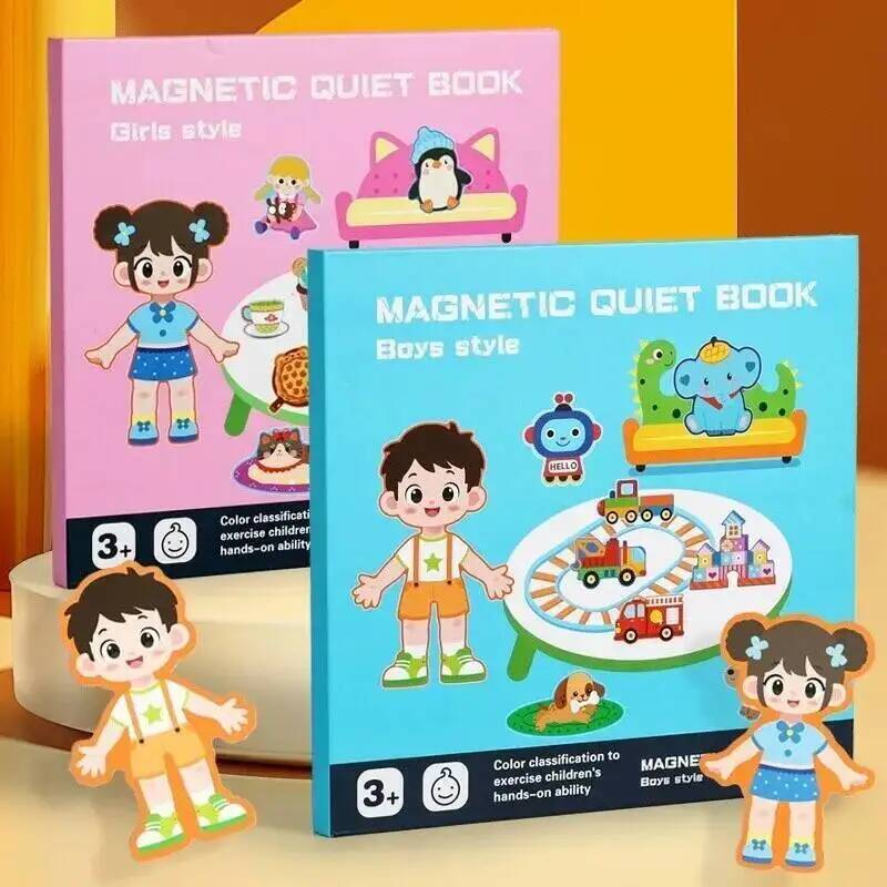 Magnetic Quiet Book for Boys G - огляд і ціна Kids Quiet Toys