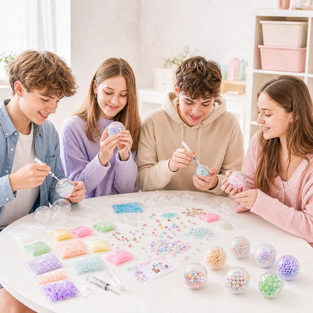 DIY 6cm Ball Skins DIY Stress  - огляд і ціна Slime Making Kit