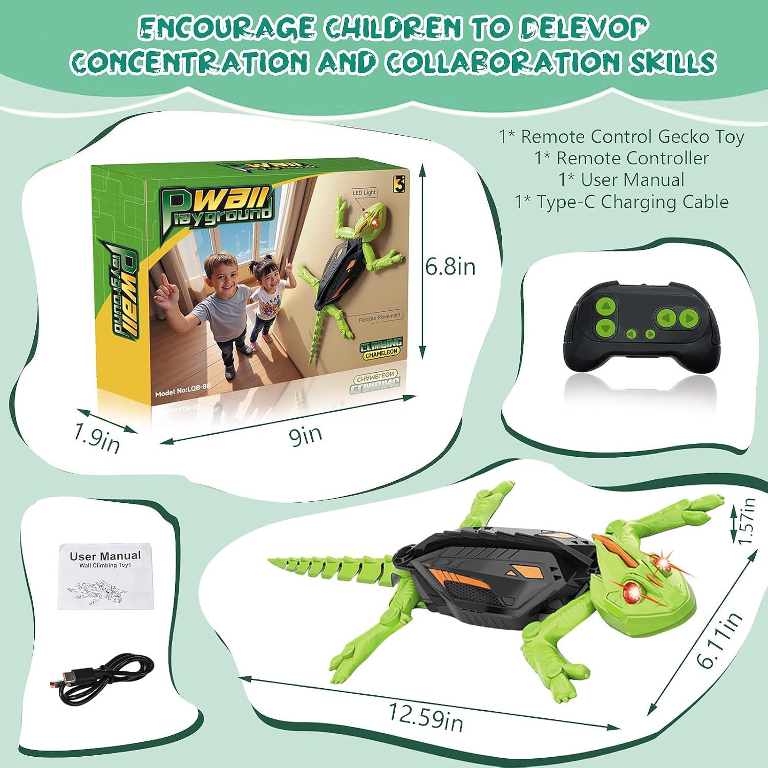 Remote Controlled Gecko Chamel - огляд і ціна Kids Toys Under £5
