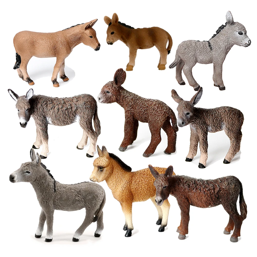 Donkey Model Toy Animals Figur - огляд і ціна Kids Toys Xmas