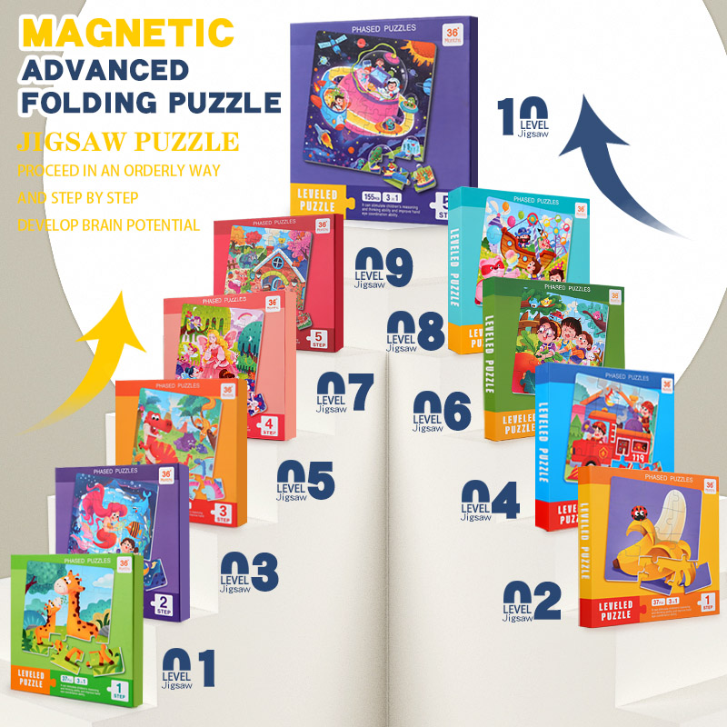 Kids Magnetic Wooden Puzzle Ca - огляд і ціна Kids Quiet Toys