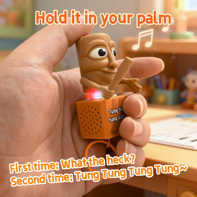 Tung tung tung Sahur Keychain  - огляд і ціна Kids Quiet Toys