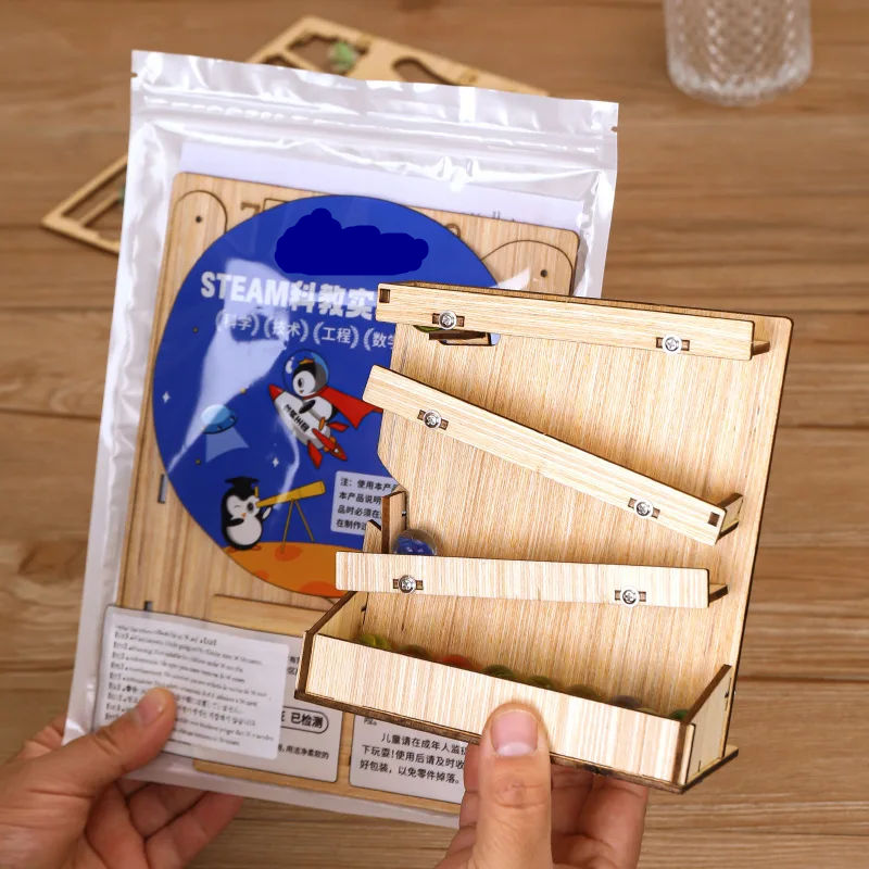 Wooden Marble Run DIY Kit, STE - огляд і ціна Marble Run Set