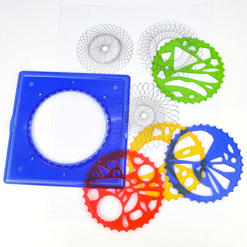 5 in 1 Spiral Art Gear Geometr - огляд і ціна Kids Toys Under £5