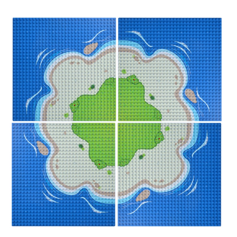 1 PC 32X32 dots Island Grassla - огляд і ціна Kids Toys Long Island
