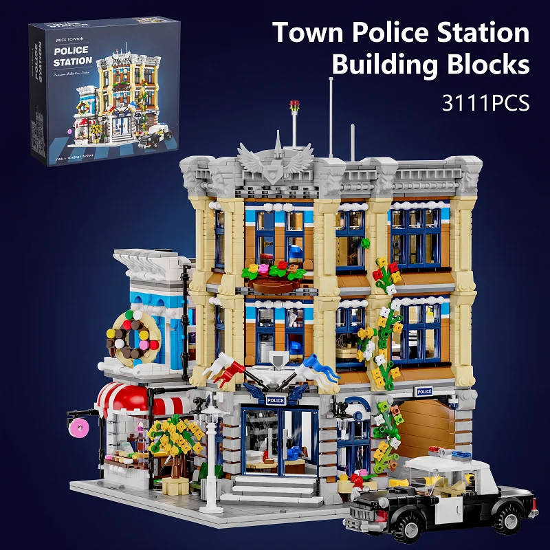 Town Police Station with 6 Fig - огляд і ціна Kids Toys Store