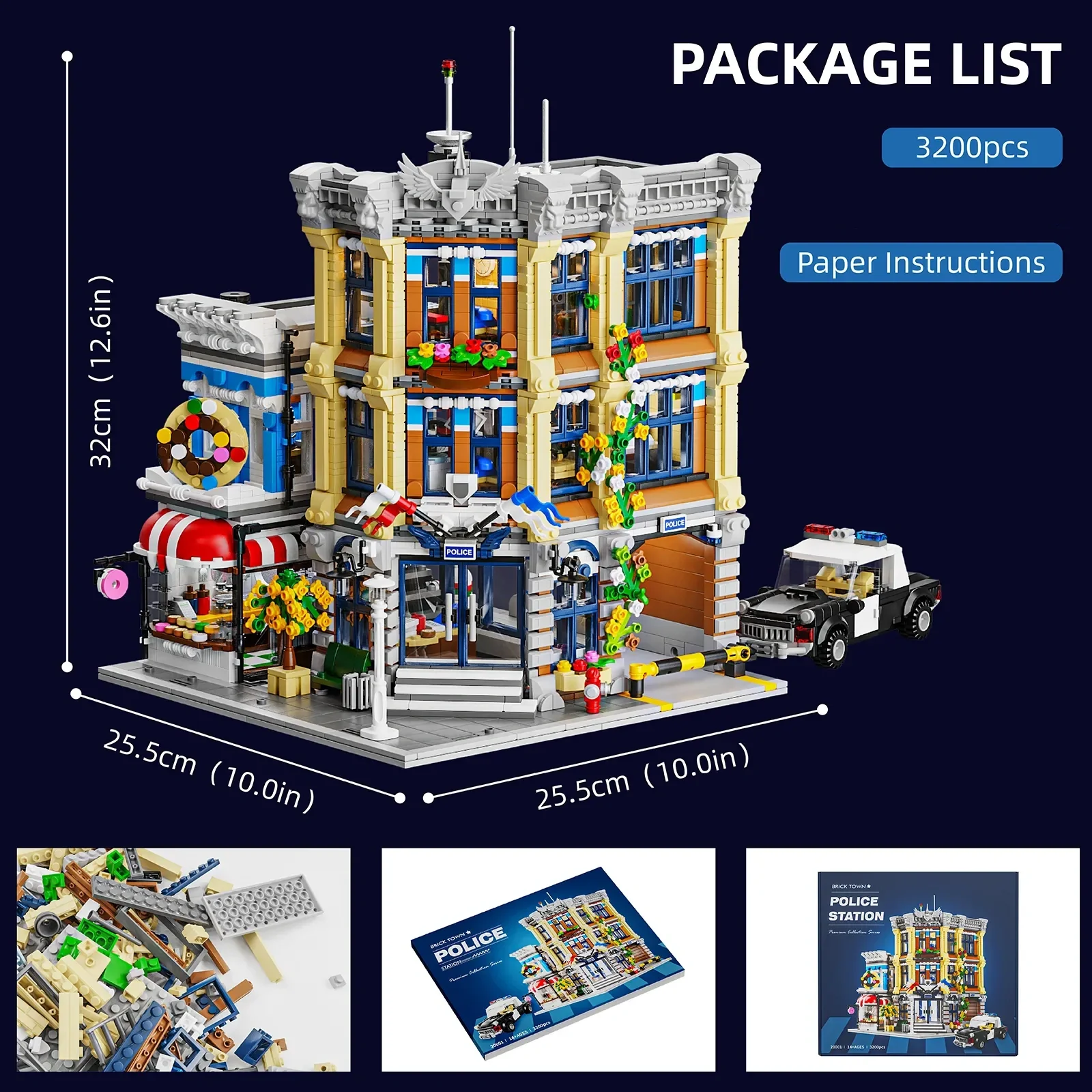 Town Police Station with 6 Fig - огляд і ціна Kids Toys Store