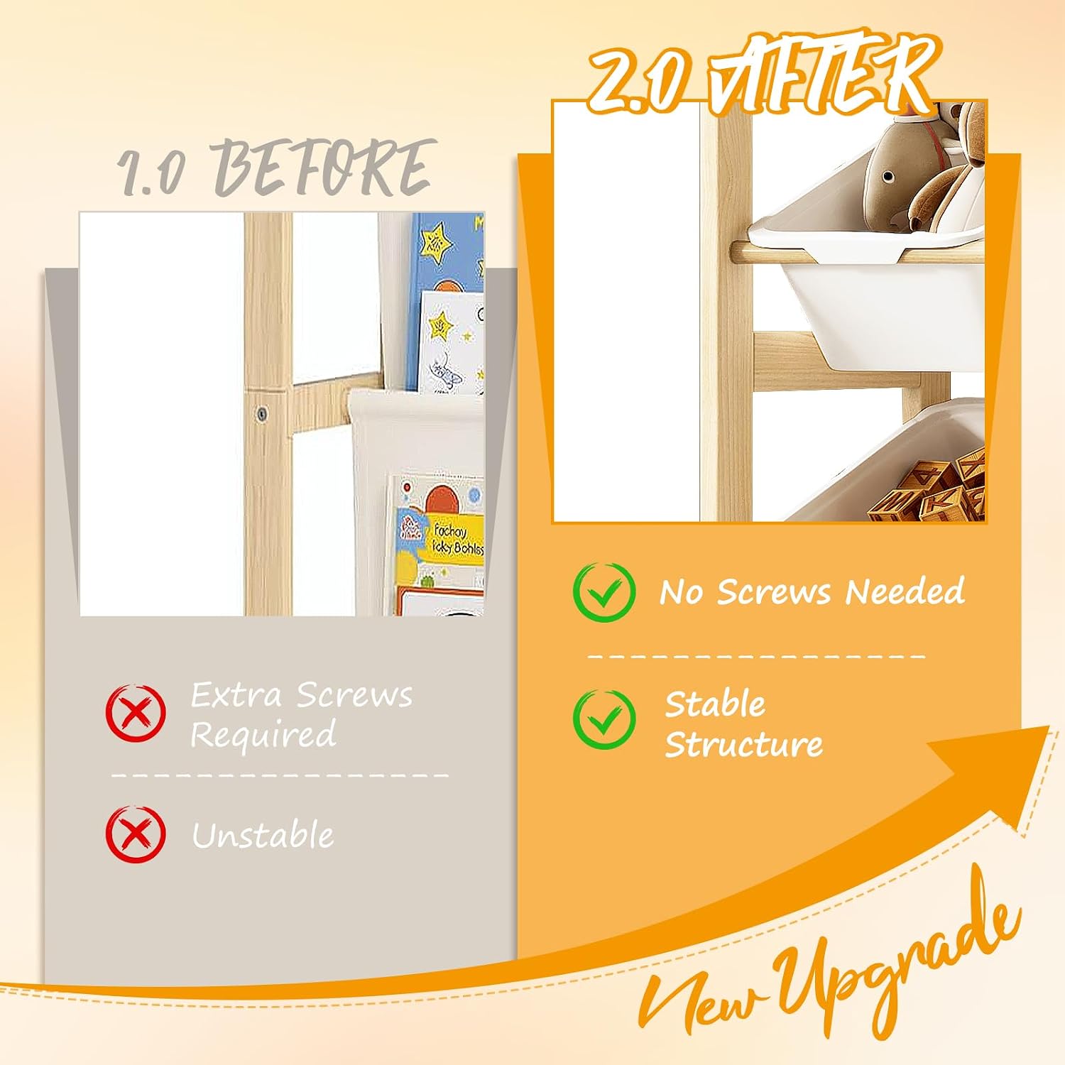 Solid Pine Wood Kids Toy Stora - огляд і ціна Kids Toys Store