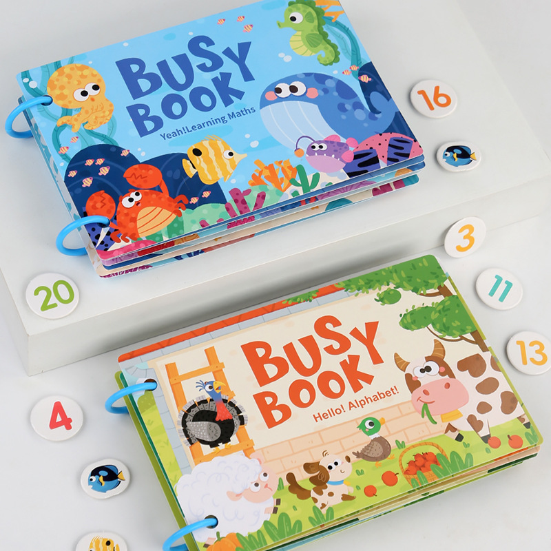 Montessori Baby Busy Book My F - огляд і ціна Kids Quiet Toys