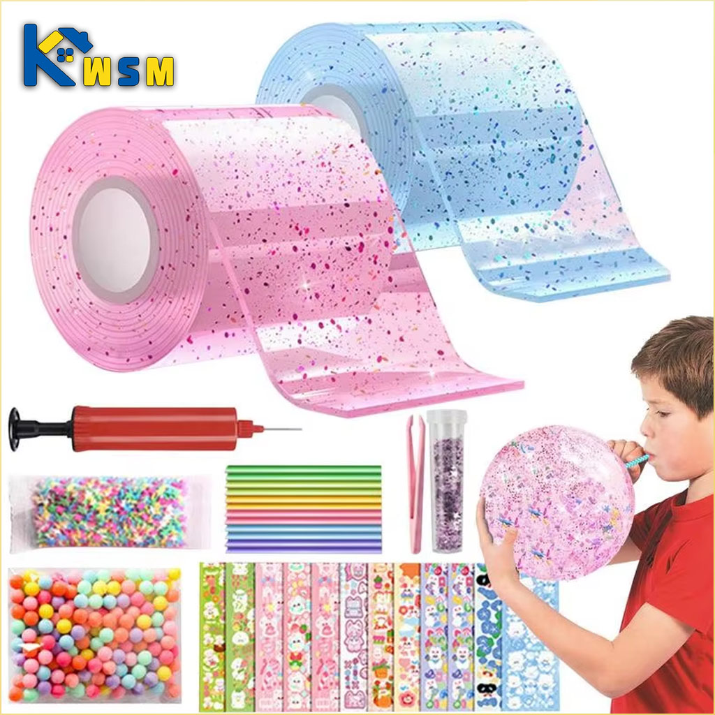 Glitter Nano Glue Set Bubble B - огляд і ціна Slime Making Kit
